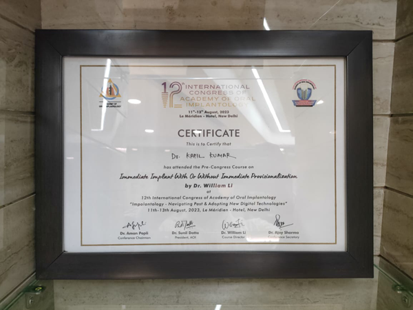 Certificates