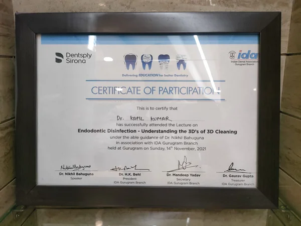 Certificates