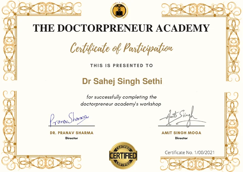 Certificates