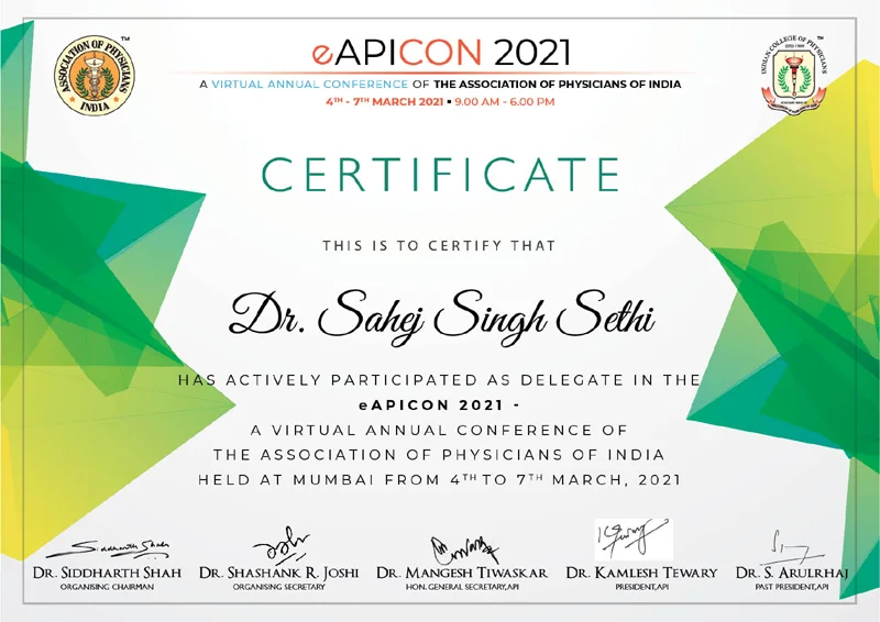 Certificates