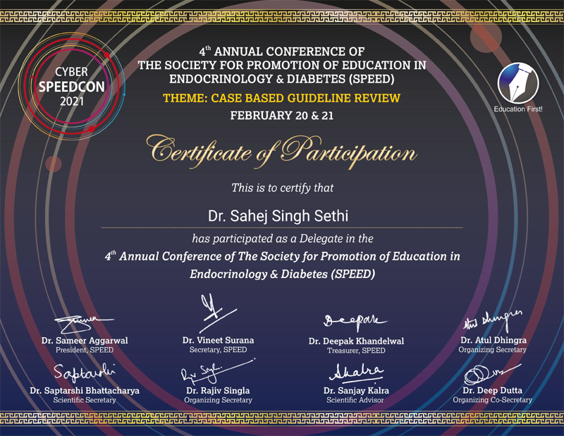 Certificates
