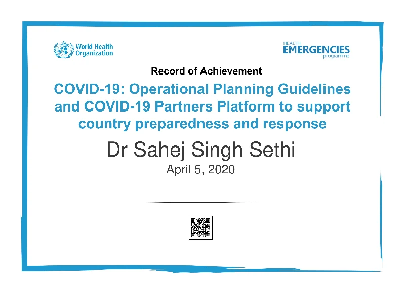 Certificates