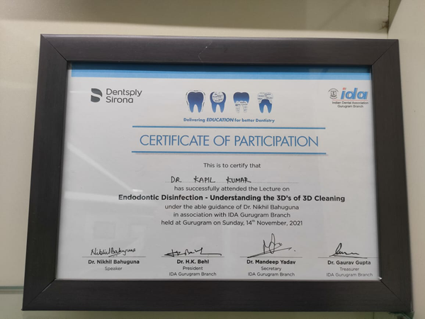 Certificates