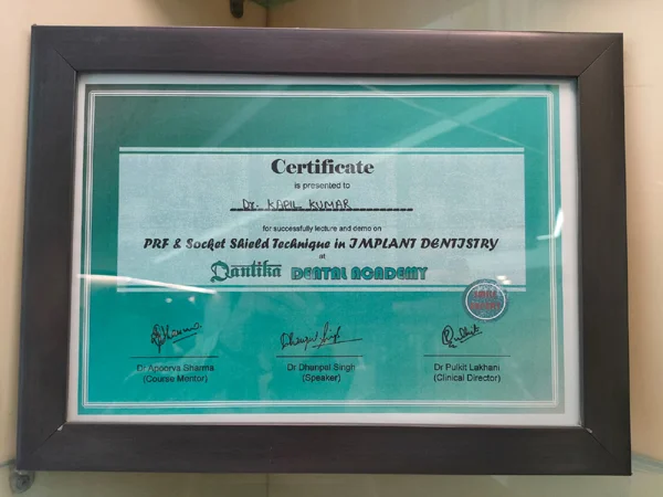 Certificates
